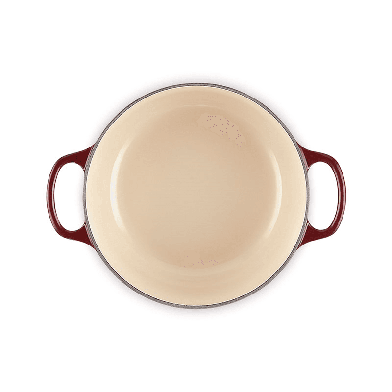 Signature Cast Iron Round Casserole, 20cm, Garnet