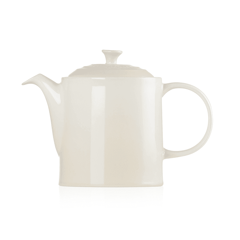 Stoneware Grand teapot, 1.3 litre, meringue