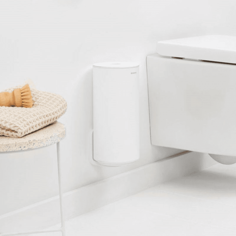 MindSet Toilet Roll Dispenser, Mineral Fresh White
