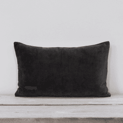 Image showing the Misi Velvet Cushion, 30 x 50cm, Slate product.