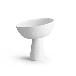 Image showing the Terra Bowl on Stand, D18cm, Stone product.