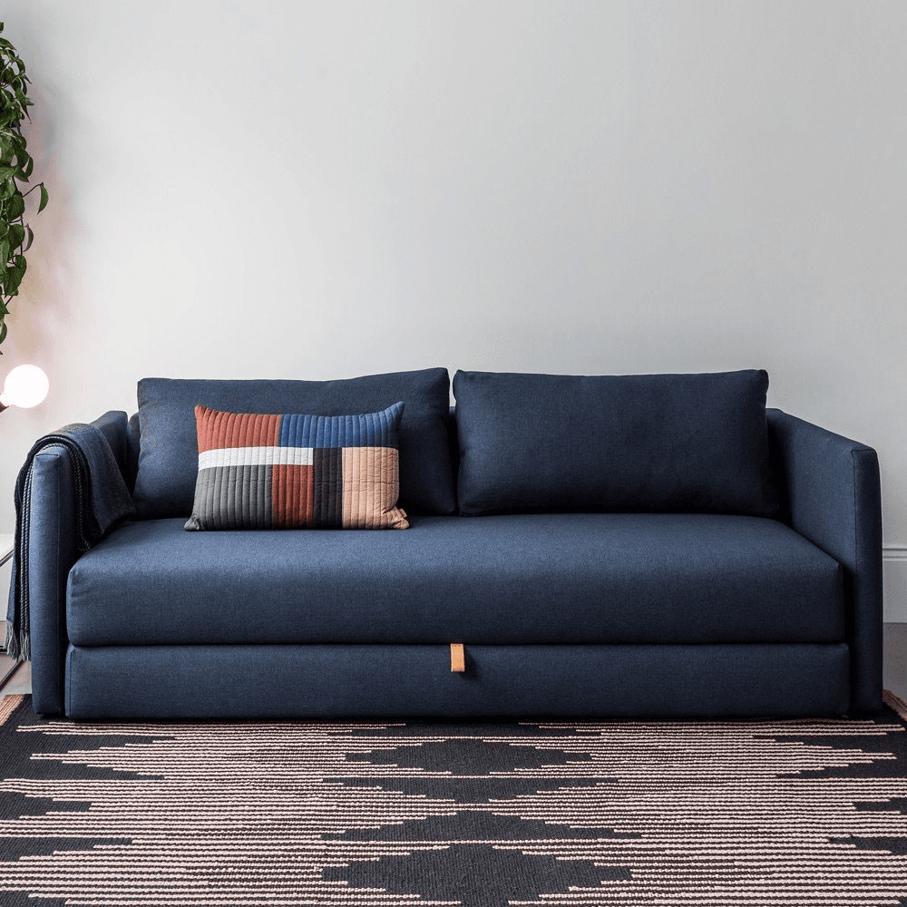 Oswald Sofa Bed, Blue