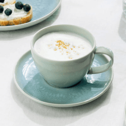 Image showing the Crafted Blueberry Coffee Cup, 247ml, Blue product.