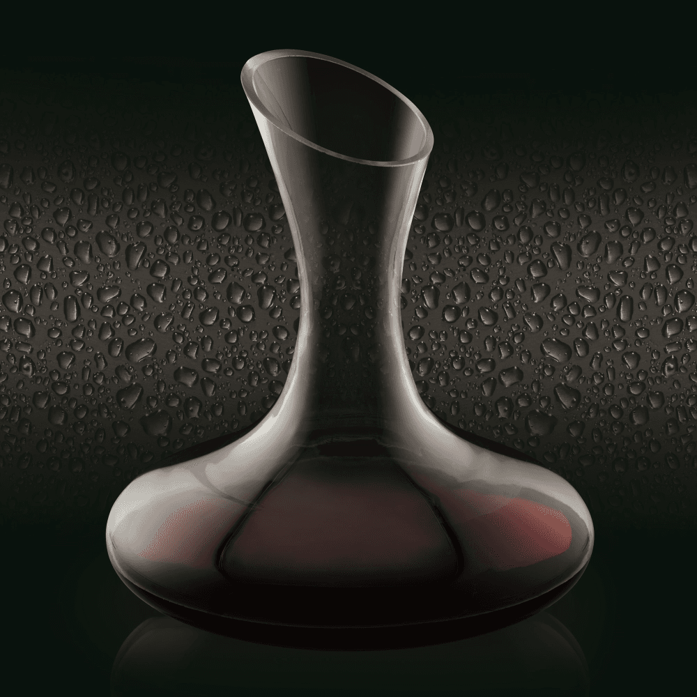 Barcraft Deluxe Glass Wine Decanter, 1.5 litres, Clear