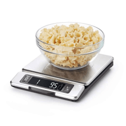 Image showing the Good Grips Stainless Steel Scale With Pull Out Display, Black product.