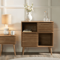 Image showing the Larvik Shelf Unit, Natural product.
