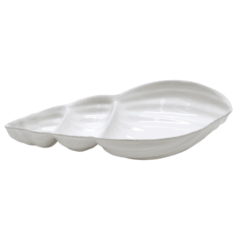 Image showing the Aparte 3 part appetizer dish, 40cm, White product.