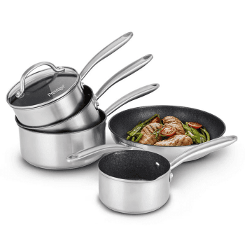 Image showing the Scratch Guard 5 Piece Set, Stainless Steel product.