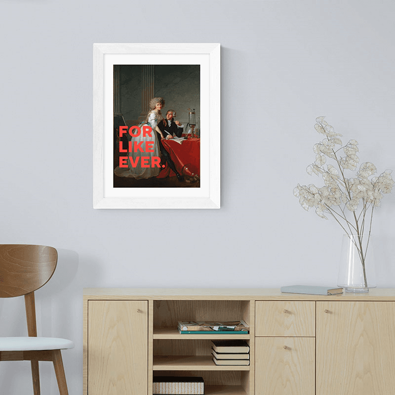 Oh Fine! Art For Like Ever Framed Art Print, Multi