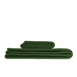 Image showing the Fleece Throw, 145 x 200cm, Forest Green product.