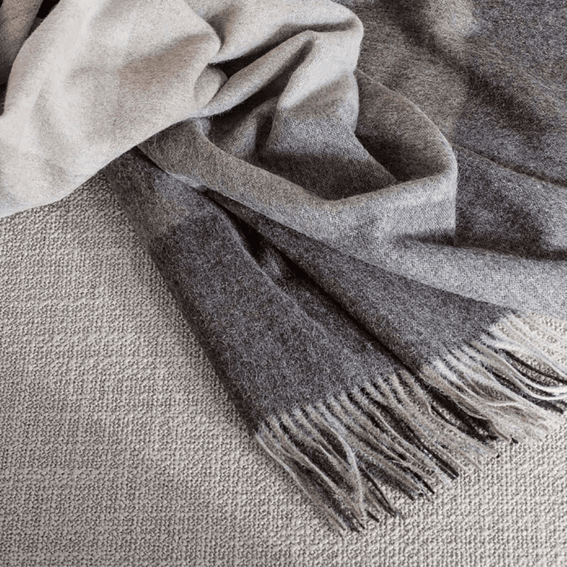 Inca Stones Throw, H200cm x W130cm, Grey