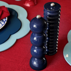 Image showing the Bobbin Salt & Pepper Grinder, H24cm, Navy product.