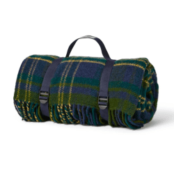 Image showing the Tartan Polo Picnic Rug, 145 x 183cm, Forest product.