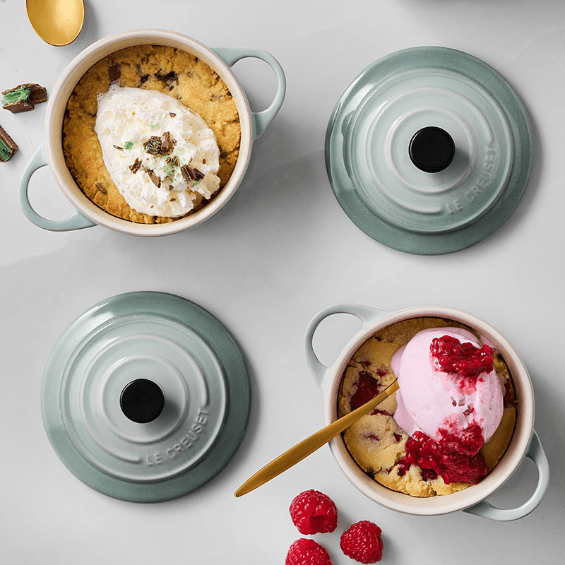 Stoneware Petite Casserole, 250ml, Sea Salt