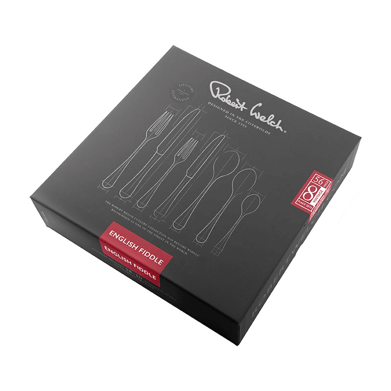 Fiddle Vintage 56 Piece Cutlery Set, Stainless Steel