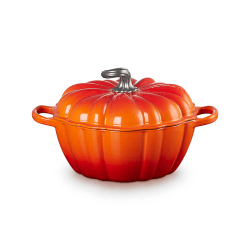 Image showing the Signature Cast Iron Pumpkin Casserole, 24cm, Volcanic product.