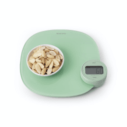 Image showing the Tasty+ WindUp Digital Kitchen Scales, Jade Green product.