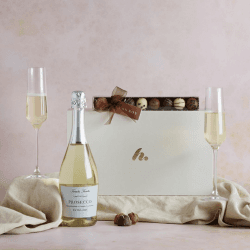Image showing the The Prosecco & Chocolates Gift Hamper product.