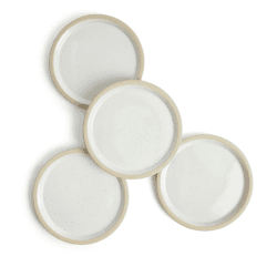 Image showing the Urban Dining Set of 4 Plates, D25.5cm, White product.