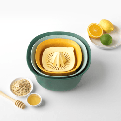 Image showing the Tasty+ Mixing bowl set, H14 x W25 x D25cm, Mixed product.