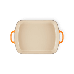 Image showing the Signature Cast Iron Rectangular roaster, 37cm - 6.6 litre, Volcanic product.