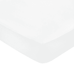 Image showing the Bob Plain Dye Fitted Sheet, Super King, White product.