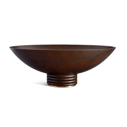 Image showing the Alhambra Oval Bowl, L47 x W25cm, Smoked Ash product.