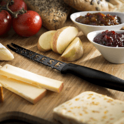 Image showing the 24 Piece Stone Coated Knife Set, Black product.