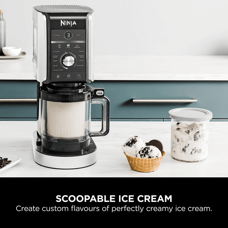 Creami Deluxe 10-in-1 Ice Cream and Frozen Drink Maker, 709ml, Silver