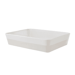 Image showing the Rectangular roaster, L33 x W24 x H7.5cm, Stoneware product.