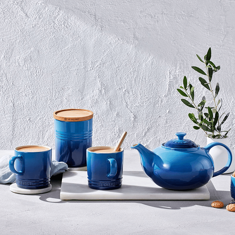 Stoneware Classic Teapot, 1.3L, Azure