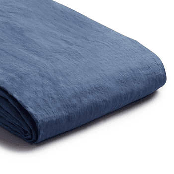 Image showing the Cotton Linen Mix Duvet Cover, Double, Blueberry product.