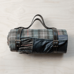 Image showing the Recycled Wool Picnic Blanket, 190 x 140cm, Fraser Hunting Weathered product.