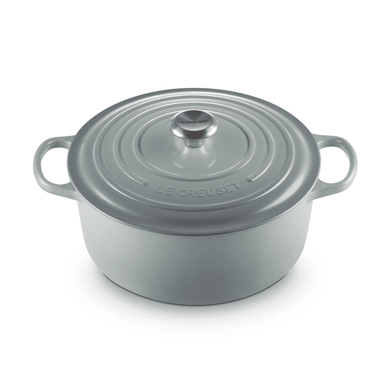 Cast Iron Round Casserole, 28cm, Sea Salt