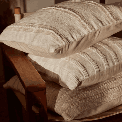 Image showing the Brookby Cushion, 50 x 50cm, Natural product.