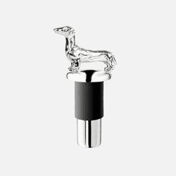 Image showing the Dachshund Silver Plated Bottle Stopper, 8 x 5cm, Silver product.