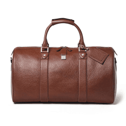 Image showing the Boston Travel Bag, Tobacco Pebble product.