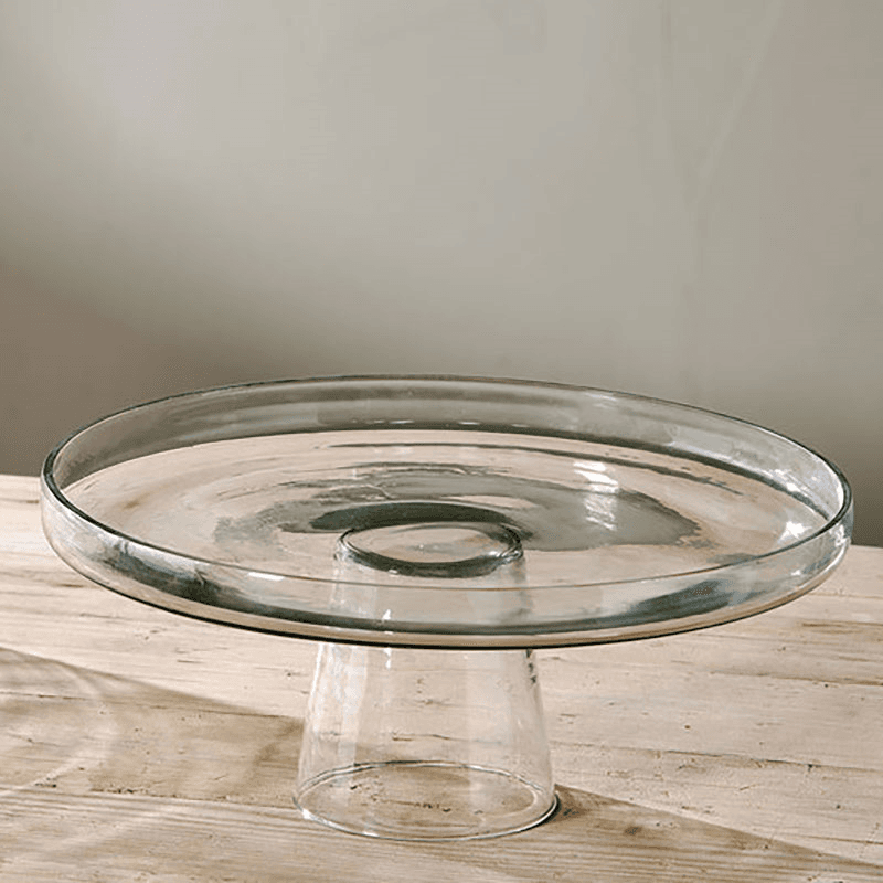 Banjara Glass Dome Cake Stand, D30cm, Clear