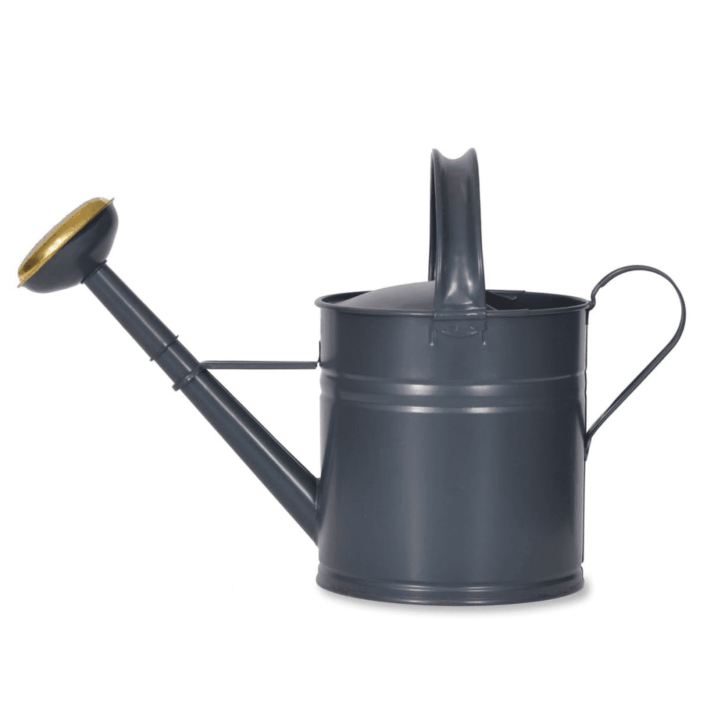 Watering Can, 5L, Grey/Brass