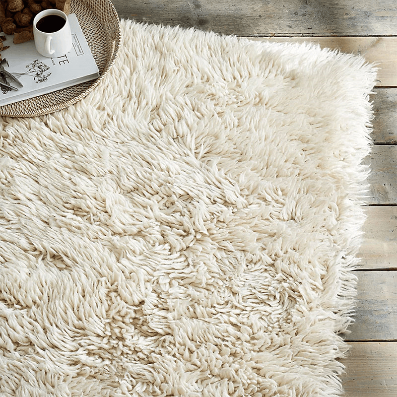 Flokati Rug, 200 x 300cm, Ivory