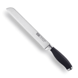 Image showing the Syracuse Soft Grip Bread Knife, 20cm, Black product.