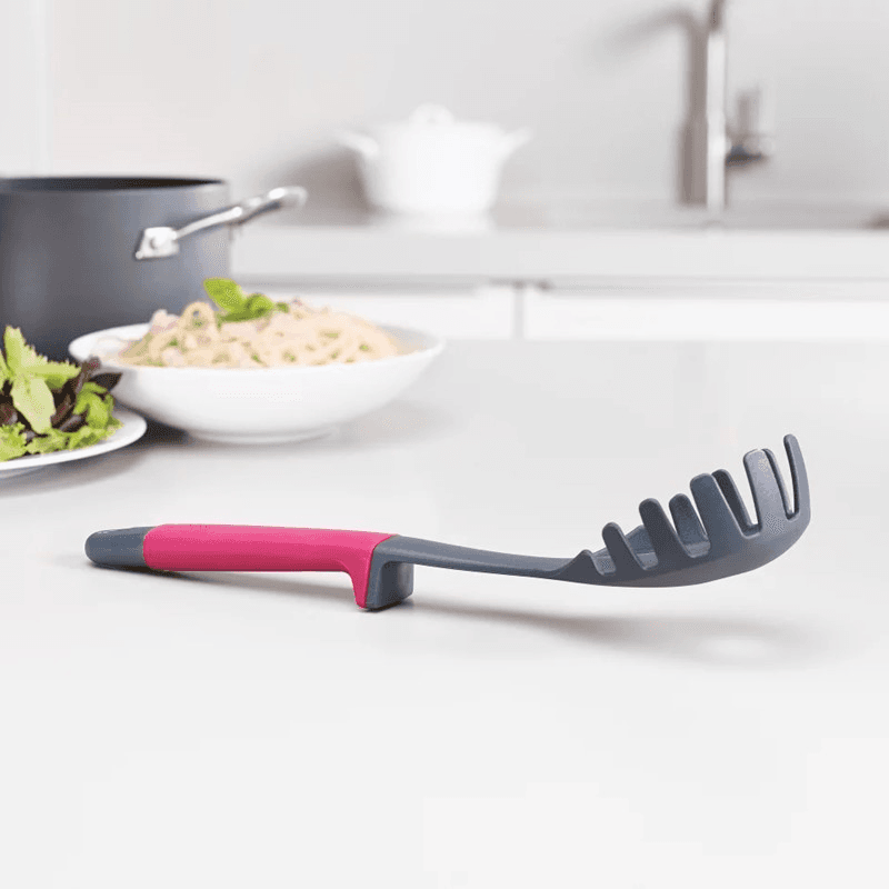 Elevate 6 piece kitchen utensils with carousel stand, Multi Coloured