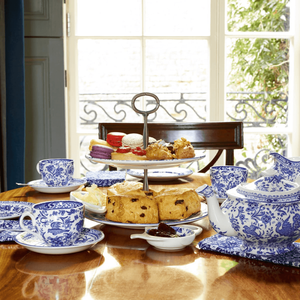 Regal Peacock Teacup, 187ml, Blue