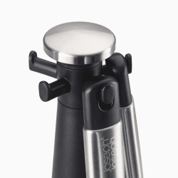 Image showing the Elevate Silicone 5 Piece Utensil Carousel Set, Stainless Steel product.