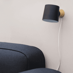 Image showing the Rise Wall Light L17 x D10 x H9.7cm Black, Black product.