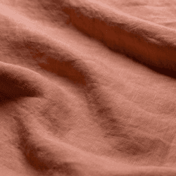 Image showing the Linen Flat Sheet, King, Warm Clay product.