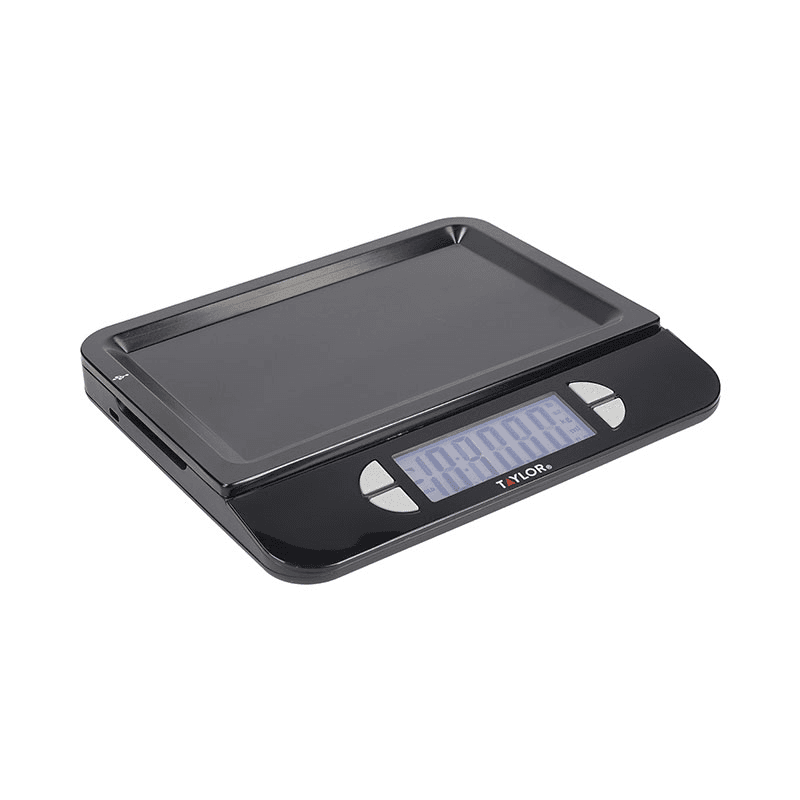 Dual USB Rechargeable Digital Scale, 5KG, Black