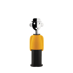 Image showing the Alessandro Corkscrew, H21cm, Yellow and Black product.