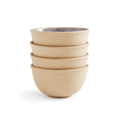 Image showing the Minerals Set of 4 Bowls, D11.5cm, Aqua product.