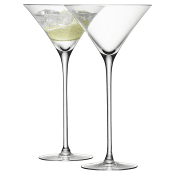 Image showing the Bar Pair of cocktail glasses, 275ml, clear product.